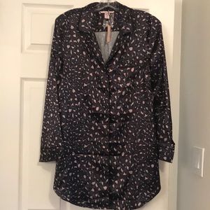 VICTORIA’S SECRET Satin Button-down Sleepshirt S/P